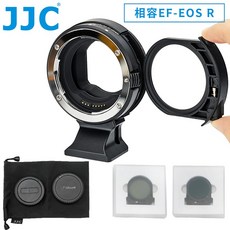 JJC 鏡頭轉接環組 適用 Canon EF-EOS R 插入式濾鏡, 1個