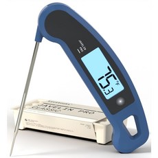 Lavatools PX1D 專業燒烤溫度計 NSF認證 快速讀取 115mm探頭 精準測溫, 1個, 藍色(1入)