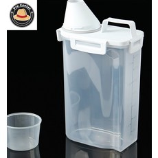 리프로센터 쿠킹홈 도어포켓 프레시락 잡곡통 2.5L 밀폐용기 곡물저장 대용량