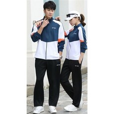 外套羽球長袖運動服yy羽球服男生外套運動長褲男女秋冬出場服訓練服教練外套林丹風衣防風衣勝利羽球衣221-221#, 221寶藍色 上衣男款,2XL, 1個
