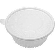 [일용상회]탕용기 TY 210파이 소 1740ml 200세트 PP 백색, 200개, 1세트