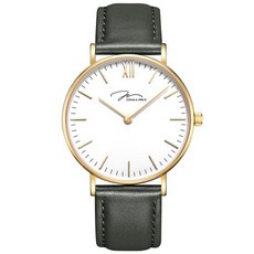 Jonas & Verus 韓風軍綠色40mm 腕錶, 1個