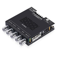 [포르르] ZK-TB21Q 블루투스 5.1 앰프 보드 2.1 채널 50W*2+100W 미니 하이파이 오디오 앰프 퀄컴 APTX-HD AUX 무손실 입력 마이크 입력이 있는