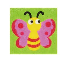 체험활동 모래그림 집콕놀이키트 만들기재료 데코샌드 액자만들기 나비