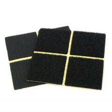 정사각 고리형 테이프 4.5cm 4pcs 찍찍이 벨크로형 벽걸이