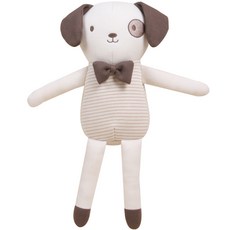 오가닉붐 유아용 롱롱이 애착인형, 강아지, 1개