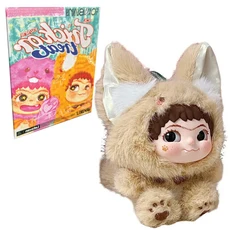 Wakuku 트렌디 블라인드 박스 장난감 정통 크리 에이 티브 인형 수집가를위한 수집품 어린 시절 추억 시리