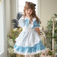 Catherine Cottage 水藍色愛麗絲圍裙洋裝 短袖 萬聖節