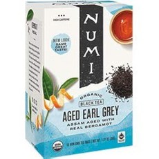 블랙 티 숙성 얼 그레이 누미 티 18개 티백 Black Tea Aged Earl Grey Numi Teas 18 Bag, 1개