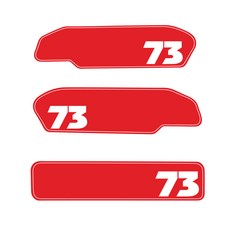 SUPER73 배터리 커스텀 스티커 23종 - 슈퍼73 전기자전거 자토바이 악세사리 S2 R S1 RX Y1 13 1500w 리튬배터리, 1세트, 46_S1 series 레드
