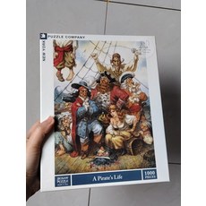 New York Puzzle Company 海盜生活 1000片 拼圖, 如圖所示, 1個, 1個
