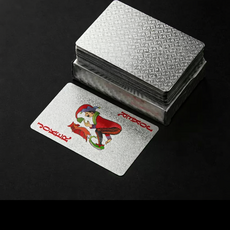 몰앤모어 고급 포커 트럼프 카드, 실버체크, 1개