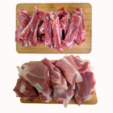 [국내산] 못난이 돼지 갈비 1kg X 2팩, 1개, 2kg