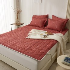 전기료 감소 전기매트 온수매트 전기장판 커버 밀림방지 S Q 3컬러, 와인