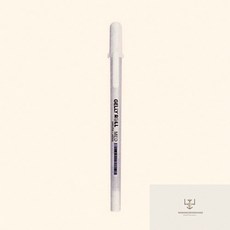 사쿠라 겔리롤펜 파인 화이트 1개입 흰색 젤펜 드로잉 미술용품 0.8mm
