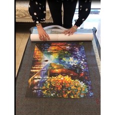 加厚款專業拼圖毯 拼圖墊 拼圖膠水 拼圖收納組，拼圖遊戲必備，輕鬆收納與保護拼圖, 1個, 大號拼圖墊