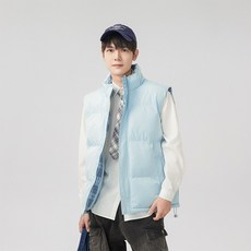 Guirenniao 立領休閒寬鬆無袖情侶外套