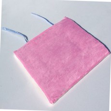 단면 극세사 끈 방석 aa107 핫핑크 식당 업소용 의자방석 사각방석 끈방석 식당방석