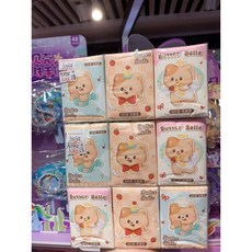 【俊購商城】可愛卡皮巴拉面紙 一次性便捷面紙 迷你衛生紙 外出必備, 1個, 黃油貝兒手帕紙(9包入), 8