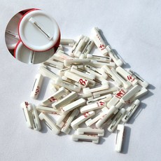 접착식 명찰 옷핀 부착 명찰핀 이름표 배지 네임택 핀, 1개