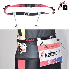 FNR 마라톤 철인3종 트레일러닝 레이스 벨트 경기 번호표 벨트 넘버벨트 배번벨트, RUN195, 1개