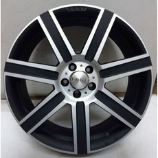 FK鋁圈 18吋 5/114.3 S-7 平光黑車面 鋁合金輪圈, 1個