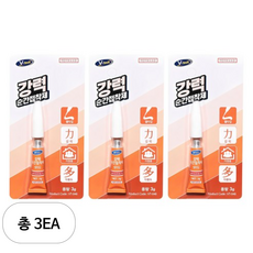 Vtech 젤타입 강력 순간 접착제, 3개