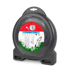 JIOTAR 0.3cm(0.130인치) 위드 이터 스트링 - 57m(187피트) 트위스트 트리머 라인 대부분의 해커용 0.5kg(1파운드) 스트링106220, JIOTAR 0.3cm(0.130인치) 위드 이터 스트