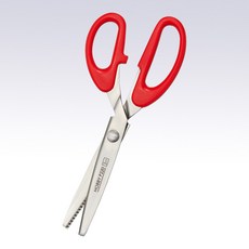 크로바 핑킹가위 톱니가위 HOBBY 호비 올풀림방지 재단 수예용 지그재그가위 3mm (36-629), 1개