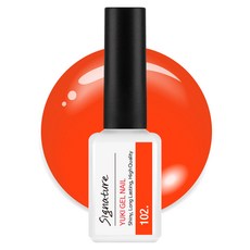 유키 시그니처 젤네일, 102호 팝업오렌지, 7g, 1개