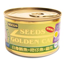 惜時 機能金貓餐罐 170g (貓罐 副食罐), 1個, 白身鮪魚+吻仔魚+雞肉