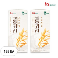 네이처세븐 통귀리 오리지널 두유, 192개, 190ml