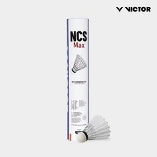 빅터 인조셔틀콕 NCS MAX 1타12개 카본셔틀콕 배드민턴셔틀콕 동호인 내구성 용산스포츠 용스