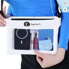 태르아 핸드폰 방수팩 대형 방수힙색, 화이트, 1개