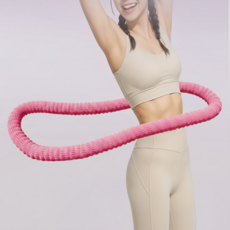 세지아 스프링 훌라후프 뱃살 다이어트, 1개, 핑크, 1.5kg