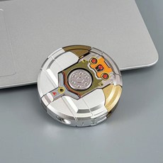 指尖陀螺 旋轉陀螺 變型陀螺 變形機器人玩具 百變陀螺 解壓舒壓玩具 生日禮物, 1個, 金+藍配色【精美工藝+變形流暢】