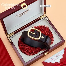 Coilenklaon高檔頭層牛皮 新款皮帶 褲腰帶 男士皮帶 百搭皮帶 皮帶男 真皮皮帶牛皮皮帶 自動皮帶 腰帶