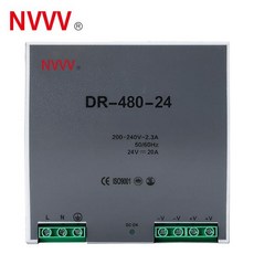 NVVV DR 480W Din 레일 전원 공급 장치 안정기 변압기 24V AC, 01   Mainland, 01 180 264VAC의 경우, 01 24V용