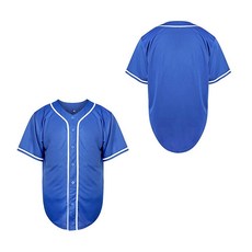 블랭크 야구 저지 플레인 90년대 힙합 힙스터 버튼 다운 반소매 액티브 티셔츠 유니폼 남성용 S-XXXL 회색. M