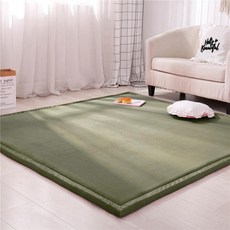 사계절 매트 침실 인테리어 단모 원형 거실러그 침대옆카페트 북유럽 양탄자, 80 x 200cm, 1개, 올리브 그린 2cm