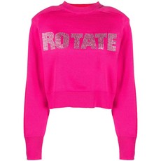 로테이트비르거크리스텐슨 라인스톤 장식 스웨터