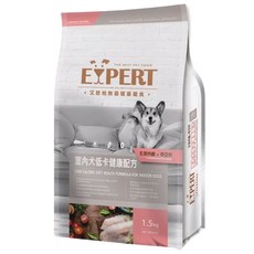 艾思柏 EXPERT 無穀狗飼料 鹿肉/羊肉/高齡犬/皮毛保健 6KG 甲魚精華 低敏過敏犬, 1個, 室內低卡犬6kg-賣家宅配單筆最多三包