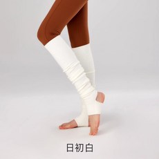 YOTTOY瑜伽襪套女保暖瑜伽堆堆襪子普拉提健身室內長襪運動冬季厚