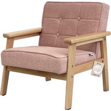 ℋ母嬰 Jolly 兒童單人沙發，舒適安全，造型可愛，適用於兒童房，易於清潔, 單人沙發｜粉色