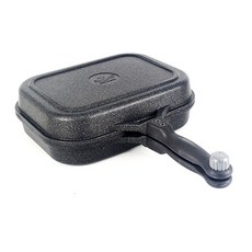 세신 퀸센스 [규촌키친] 마블코팅 점보 양면팬 (대용량양면팬 구운치킨 구운감자 샌드위치 파니니 군고구마 생선구이 다이어트식단 어린이간식), 점보양면팬, 1개