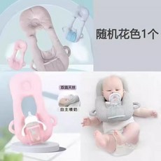自動餵奶枕 餵奶神器 寶寶餵奶枕 奶瓶支架 解放寶媽寶爸雙手 手持餵奶神器 哺乳解放懶人寶寶多功能床上喝奶嬰兒奶瓶固定支架, 隨機色-手握基礎款【自助喝奶枕】-115