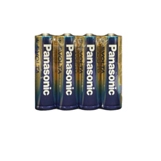 Panasonic 國際牌 EVOLTA 鈦元素電池 4號 AAA 四號電池 4入裝, 1套, 4個裝, 鈦元素3號AA電池(大顆)