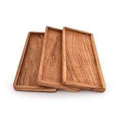 NIRMAN 아카시아 나무 트레이 | 샤퀴테리 애피타이저 음료용 천연 농가 식품 디스플레이 및 오토만 트레이 (30.5 x 15.2 x 1.9cm(12 x 6 x 0.75인, NIRMAN 아카시아 나무 트레이 | 샤퀴테리, 애피타