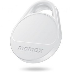 MOMAX 열쇠 찾기/여행 가방 추적 스마트 태그 BR10 (흰색 1개입), White, 1 Pack