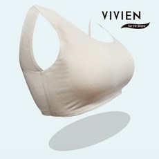 비비안 하이스토어 여성 브라 면 심리스 스포츠 노와이어 브라